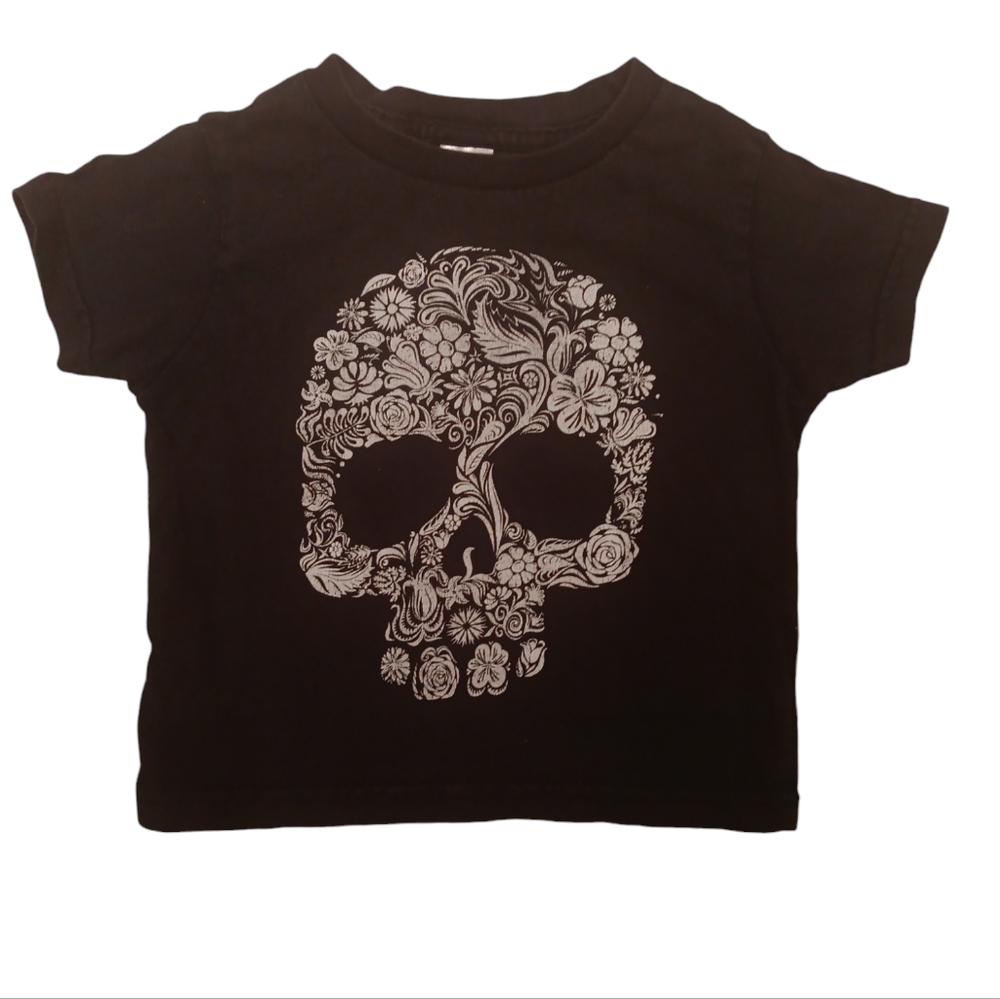 3T Dia De Los Muertos Skull Shirt